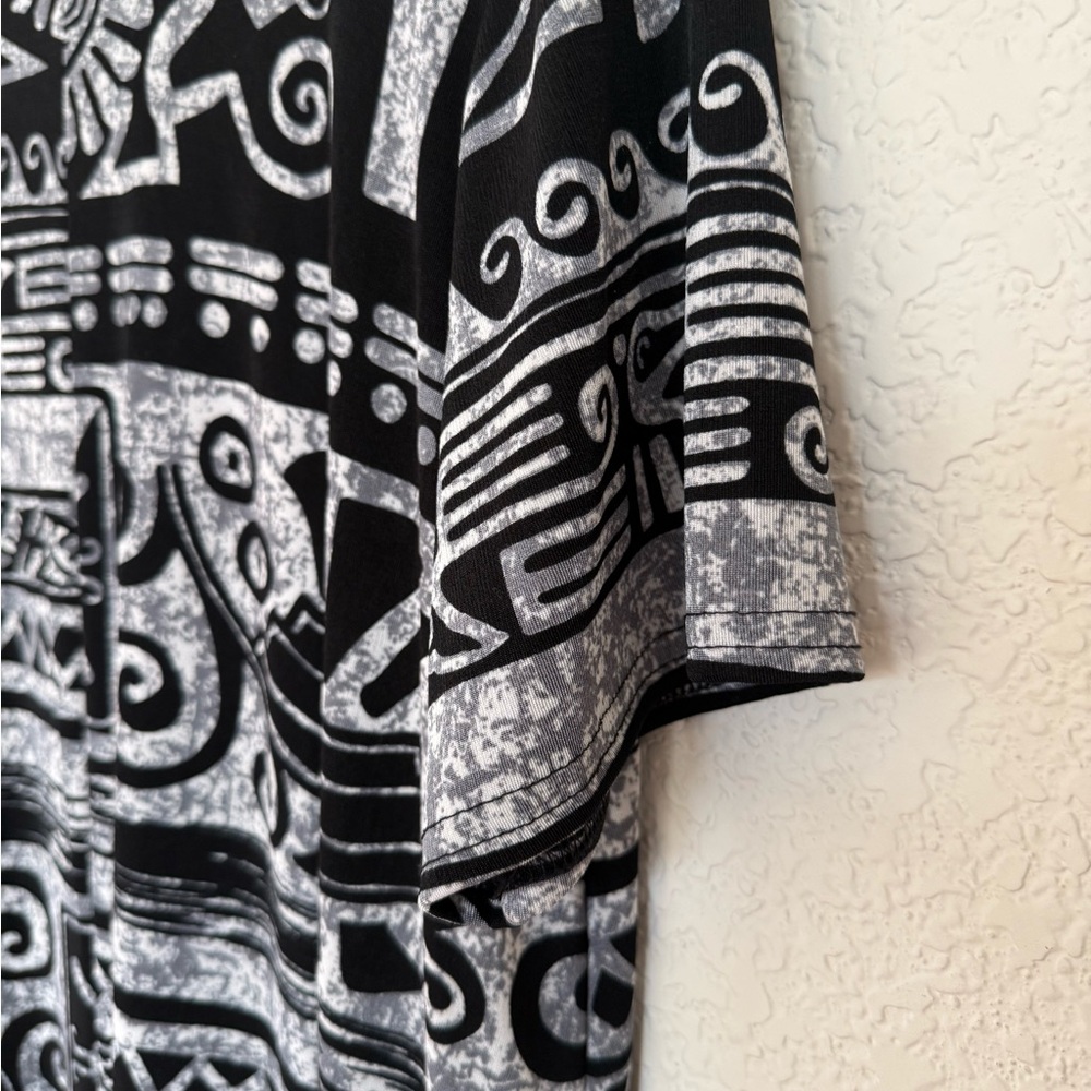 Jostar Black & Gray Aztec Patterned Women’s Maxi … - image 7